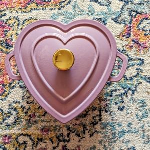 New Smith & Clark Purple Heart 3QT Valentine Dutch Oven